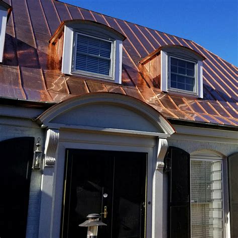 copper penny metal roof pictures